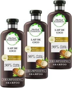 Lot de 3 Shampoings Herbal Essences Pure Lait de Coco Hydratation (3x 250 mL)