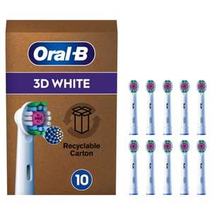 Pack de 10 Brossettes pour Brosse à Dents Électriques Oral-B Pro 3D White