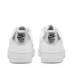 Baskets Nike Air Force 1 white/silver - Tailles 36 au 42 (via remise panier)