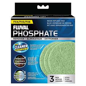 Lot de 3 filtres pour dissolvant de phosphate Fluval (3 x 100 g)