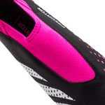 Chaussures de Foot Adidas Predator Accuracy .3 FG (sans lacets) - Noir/Blanc/Rose