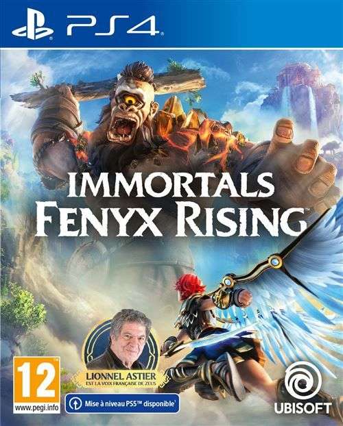 Immortals Fenyx Rising sur PS4 (upgrade gratuite vers PS5 - Vendeur tiers, Frais de port inclus)