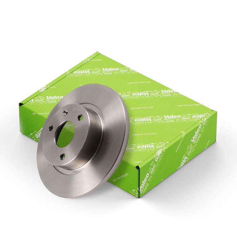 Disques De Frein Arrière VALEO Peints - 2 Disques Pleins, Diamètre 259mm, Pour Essieu Arrière, Qualité OE - 10