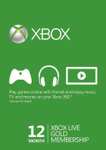 Abonnement de 12 mois au Xbox Live Gold - Convertible en 12 mois de Game Pass Ultimate (Dématérialisé, activation store Turquie)