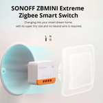 Interrupteur sans neutre Sonoff ZBMINI L2 - Zigbee 3.0, Compatible Google Home & Alexa