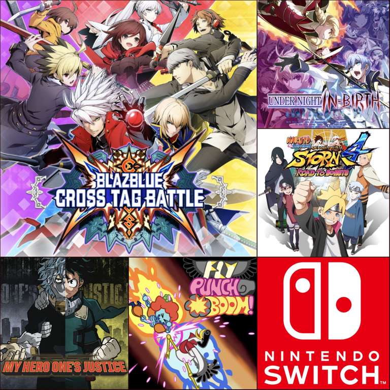 Sélection de jeux de combat sur Nintendo Switch en promotion (Dématérialisé) - Ex: Blazblue Crosstag Battle