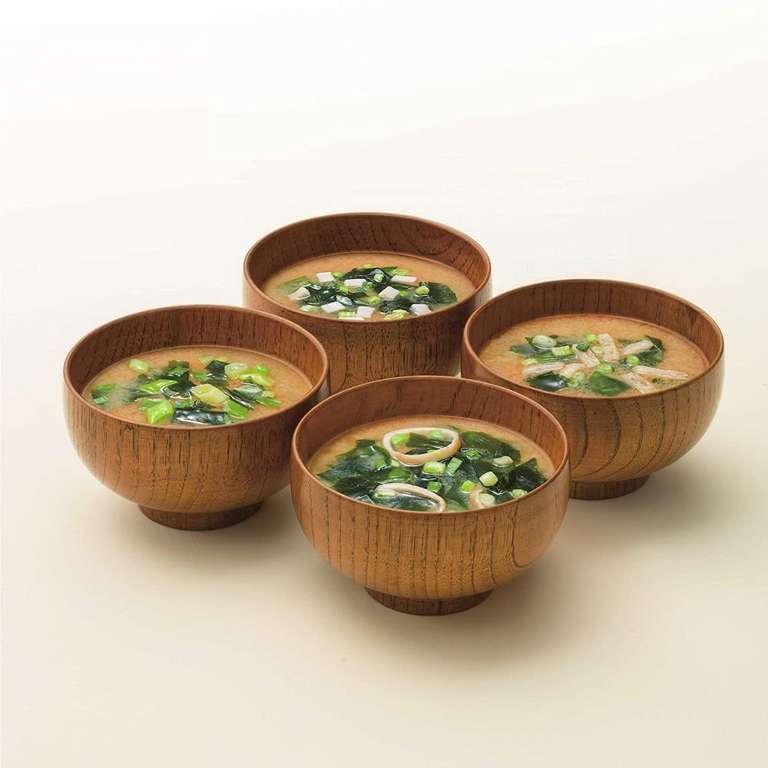 Paquet de 36 Soupes Miso Japonaises Marukome Ryotei no Aji - Algues Wakame, Oignons Verts, Tofu, Aburaage (vendeur tiers - via abonnement)