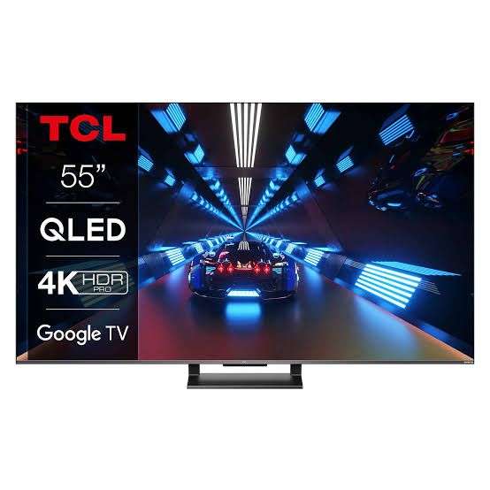 TV 55" TCL 55C735 - QLED, 4K UHD, 144 HZ, HDR VRR/ ALLM, Dolby Vision IQ, Dolby Atmos, Son Onkyo, HDMI 2.1 (+ 27.4€ en Rakuten Points)