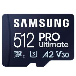 Carte Mémoire microSD Samsung 512 Go fournie avec adaptateur SD