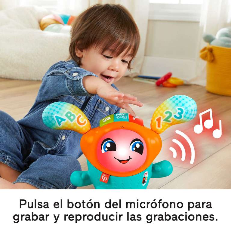 Fisher-Price Mon Petit DJ Petit Robot Jouet sur Ressort 4 en 1 Jouet Interactif Bébé 9 Mois à 36 Mois Jouet Educatif Musical et Lumineux Pour Apprendre En S'amusant, Version: Allemande, HJP94 • Prix Fisher-Price Mon Petit DJ Petit Robot Jouet sur Ressort 4 en 1 Jouet Interactif Bébé 9 Mois à 36 Mois Jouet Educatif Musical et Lumineux Pour Apprendre En S'amusant, Version: Allemande, HJP94 • Prix