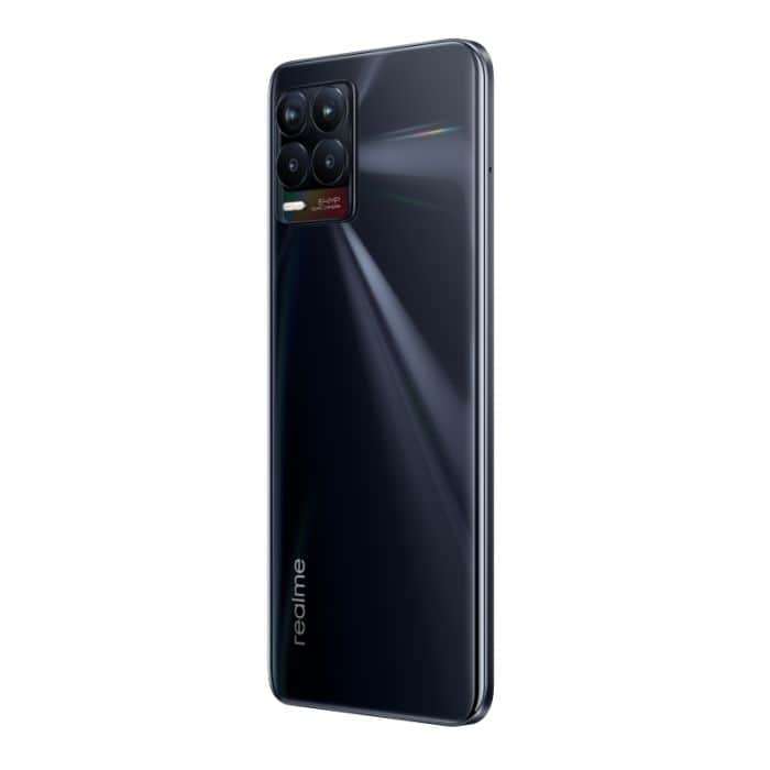 Smartphone 6.4" Realme 8 - Full HD+, RAM 4 Go, 64 Go, 5000 mAh, noir + coque