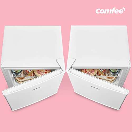 Mini réfrigérateur Comfee - Petit format, Glacière 43L, 100 kWh/An, Classe F - Blanc (Vendeur tiers)