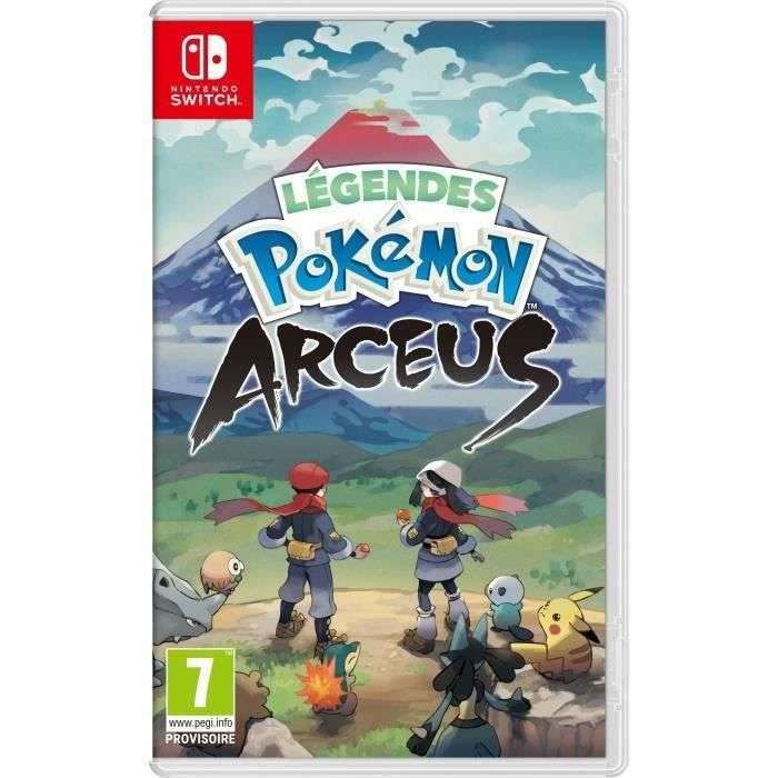 Jeu Pokémon Arceus sur Nintendo Switch (+ 2 bons d'achat de 11.12€ valable dès 50€ d'achat)