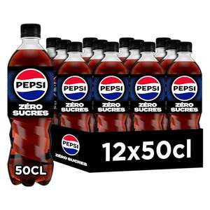 Lot de 12 bouteilles de Pepsi Zéro - 12 x 50cl