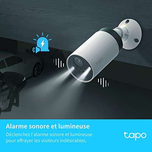 Camera surveillance wifi exterieure sans fil sur batterie Tapo C420S2 - QHD 4MP,
