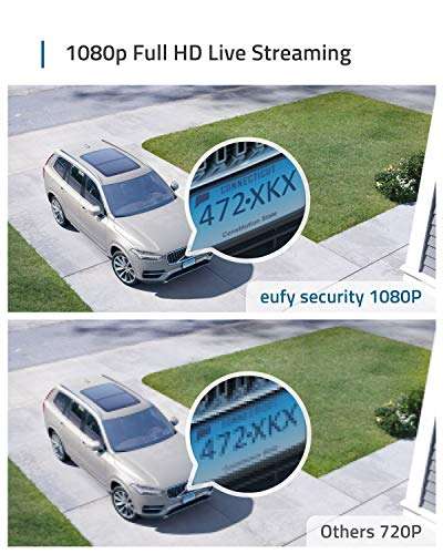 Système de surveillance extérieure sans fil eufy Security eufyCam 2C Base + 3 Caméras (vendeur tiers - via coupon)