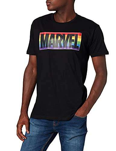 T-shirt Marvel pour Hommes en promotion à partir de 7,50€ - Noir - 100% coton (Tailles du S au XL)