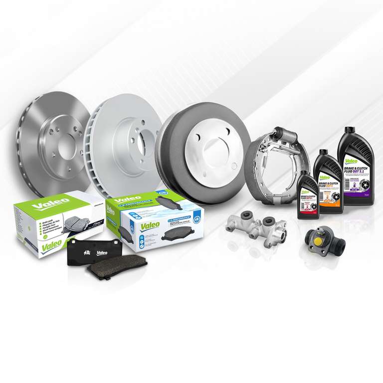 Disques De Frein Avant Valeo 186529 - 2 Disques Pleins Pour Essieu Avant, Diamètre 240 Mm, 4 Trous, Qualité Constructeur