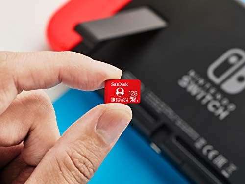 SanDisk Carte microSDXC UHS-I pour Nintendo Switch 128 Go - Produit sous licence Nintendo, jusqu'à 100 MB/s UHS-I Class 10 U3