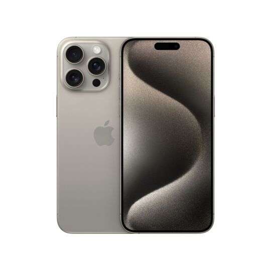 Smartphone 6,7" Apple iPhone 15 Pro Max 256 Go (Via 213€ sur la carte fidélité)