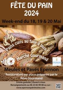 Entrée gratuite du 18 au 20 mai au Musée des Meules et Pavés pour la Fête du Pain - Épernon (28)