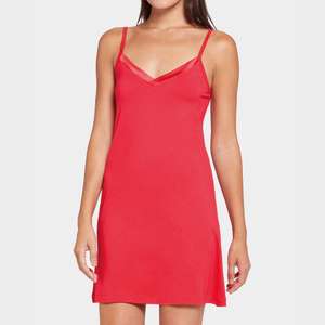 Sélection homewear femme impetus ex : chemise de nuit rouge du S au XL