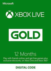 Abonnement de 12 mois au Xbox Live Gold (Dématérialisé - Compte Turquie) - via application mobile Eneba
