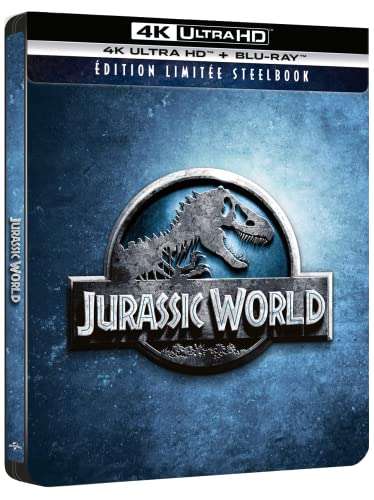 Blu-Ray 4K Jurassic World (4K Ultra HD + Blu-Ray) - Édition limité boîtier SteelBook