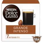 Lot de 96 capsules de café Nescafé Dolce Gusto Grande Intenso - 6x16 capsules (Via Coupon Abonnement Prévoyez & Economisez)