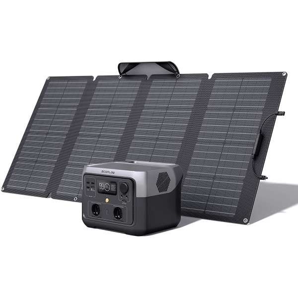 Station électrique portable Ecoflow River 2 Max + 1 panneau solaire 160W