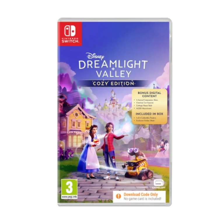 Disney Dreamlight Valley (Cozy Edition - Code de téléchargement) sur Nintendo Switch (Retrait magasin uniquement)