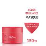 Masque cheveux Wella Professionals Color Brilliance - pour cheveux colorés fins à normaux, 150ml
