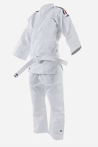 Kimono De Judo 2 En 1 pour Enfant Adidas - Blanc, plusieurs tailles disponibles