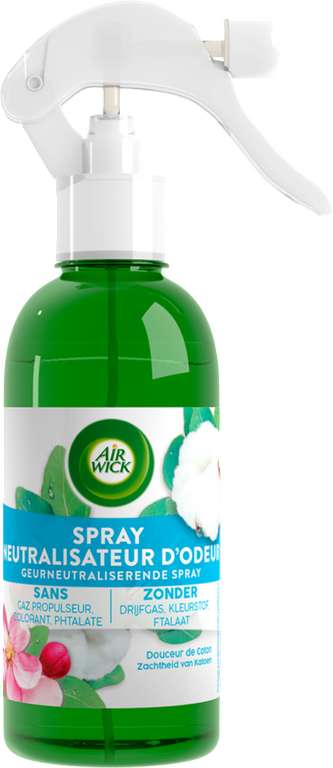 Spray désodorisant Air wick Fraîcheur coton
