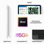 Tablette 12.9" Apple 2022 iPad Pro (Wi-Fi + Cellular, 512 Go) - Gris sidéral (6e génération)