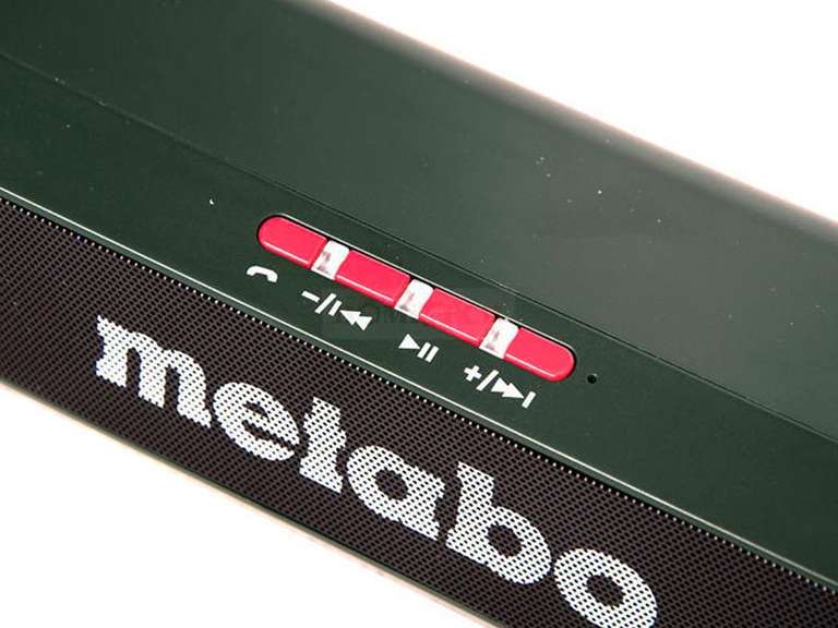 Pack 2 haut-parleurs bluetooth Metabo - 2000 mAh