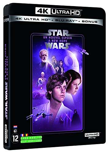 2 Blu-ray 4K Star Wars achetés = le 3ème offert (le moins cher) - Ex: Trilogie Blu-ray 4K Star Wars IV, V, VI