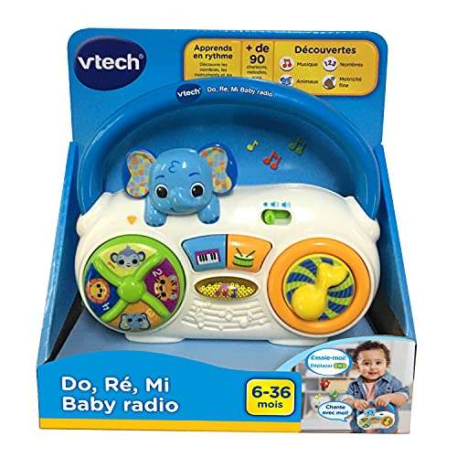 Jeu d'éveil pour enfant Vtech - Do, ré, mi Baby Radio (version Française)