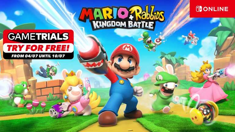 [Nintendo Switch Online] Mario + The Lapins Crétins Kingdom Battle jouable gratuitement du 4 juillet au 10 juillet (Dématérialisé)