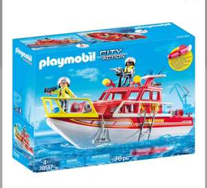 Playmobil 70147 City Action - Bateau de sauvetage et pompiers (Via 5.97€€ sur Carte Fidélité) -Valenton(94)