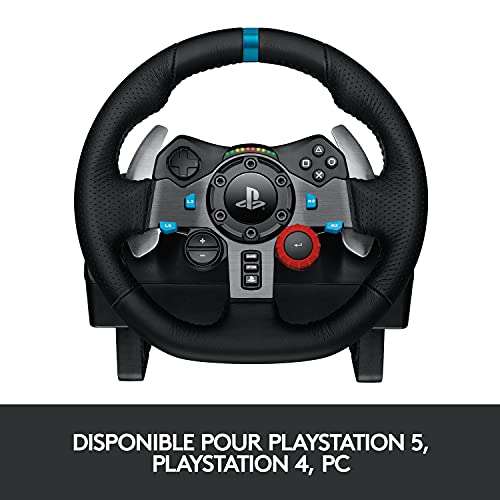 Volant de course avec pédales Logitech G29 Driving Force pour PS5, PS4 & PC