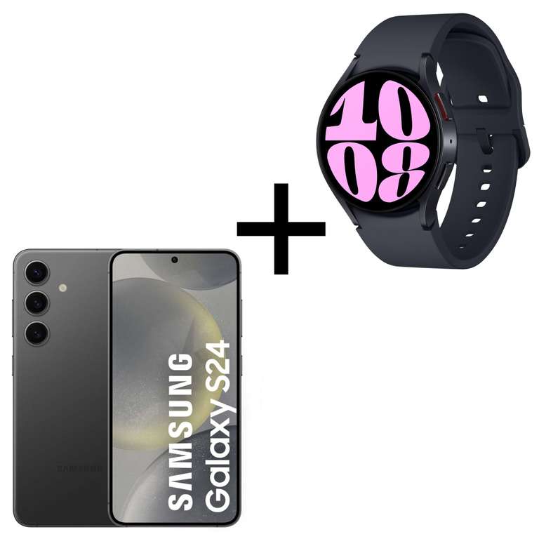 [Précommande] Smartphone Samsung Galaxy S24 256 Go + Montre connectée Galaxy Watch6 40mm (Via ODR + 100€ bonus de reprise)