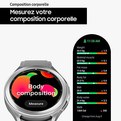 Montre connectée Samsung Galaxy Watch 4 Classic - 46mm, Noir