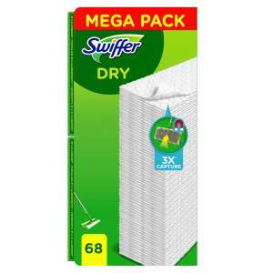 Pack recharge 68 lingettes pour balai Swiffer Dry (40% via BDR envie de plus)