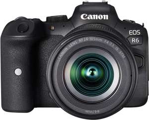 Appareil photo numérique hybride Canon EOS R6 + Objectif 24–105 mm F4.0-7.1 IS STM (Frontaliers Suisse)