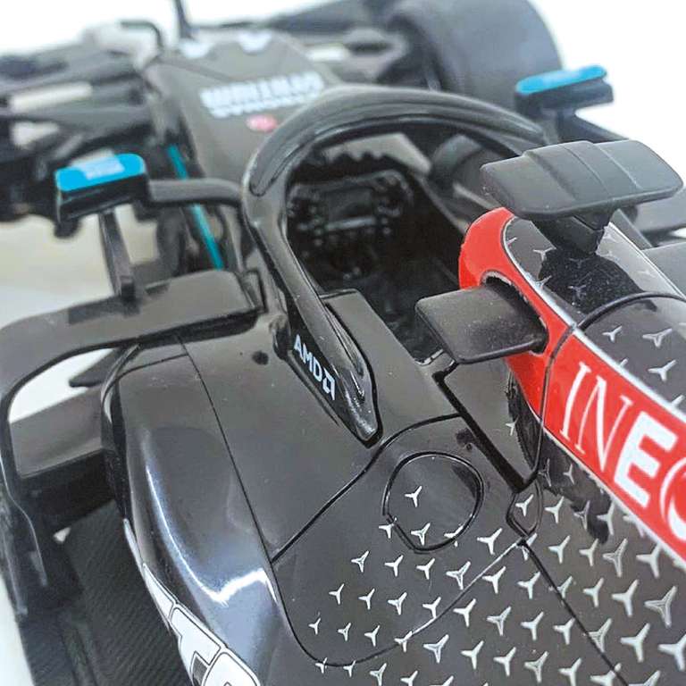 Voiture radiocommandée Mondo Motors - F1W11 Mercedes AMG Petronas, Lewis Hamilton, échelle 1:18, 2,4 GHz, Noir, 63706