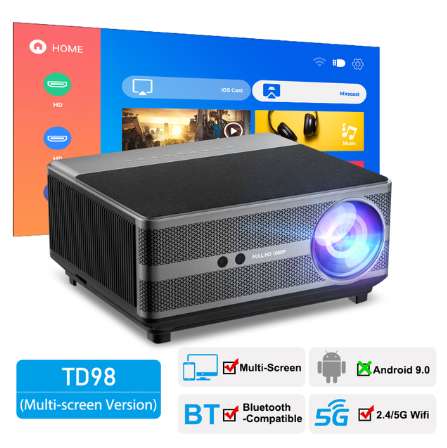 Vidéo-projecteur Thundeal TD98 - full HD 1080p, 12000 Lumens, LED, Wi-Fi