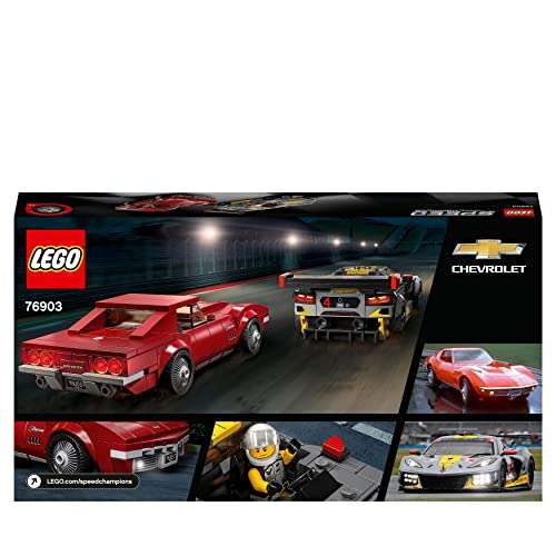 Jouet Lego (76903) Speed Champions Chevrolet Corvette C8.R & 1968 Chevrolet Corvette (Via Coupon)