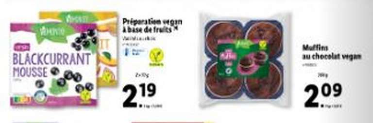 Sélection de produits Vegan - Ex : Pot de glace - Variété au choix (500 ml)