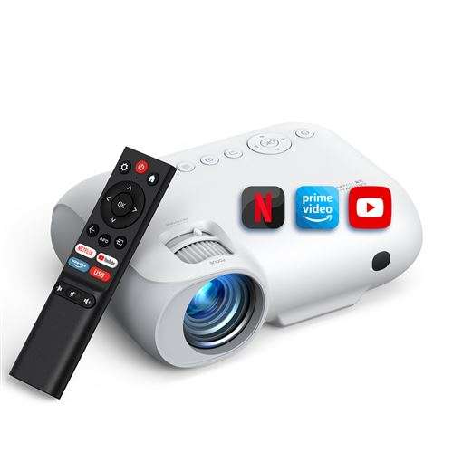 Vidéoprojecteur Yoton Y9 - FullHD, 400 ANSI Lumen - WiFi, Bluetooth,  Netflix,  Intégrés Compatible avec HDMI (Vendeur Tiers) –